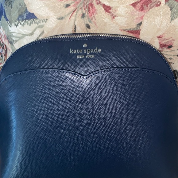 KATE SPADE PAYTON DOME CROSSBODY NWT BLAZER BLUE SAFFIANO LEATHER - Picture 7 of 9